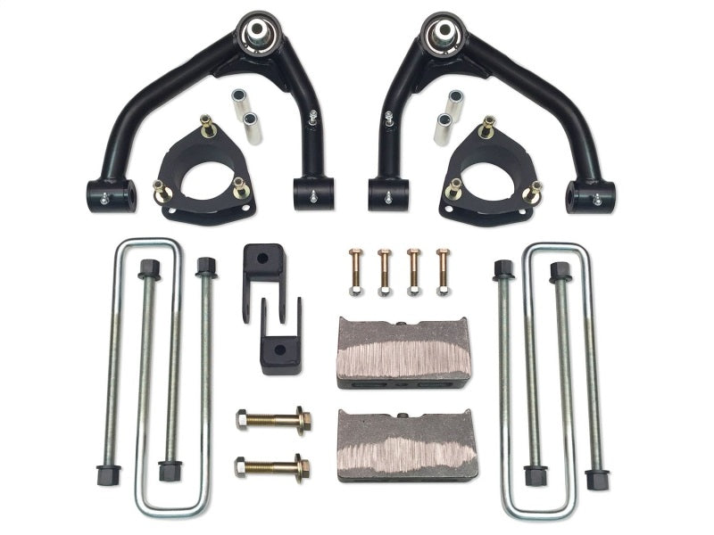 Tuff Country 07-18 Silverado 1500 2wd 4in Uni-Ball Lift Kt (Alum/Stmpd 2 Pc Stl Up Cntrl Arm SX8000)