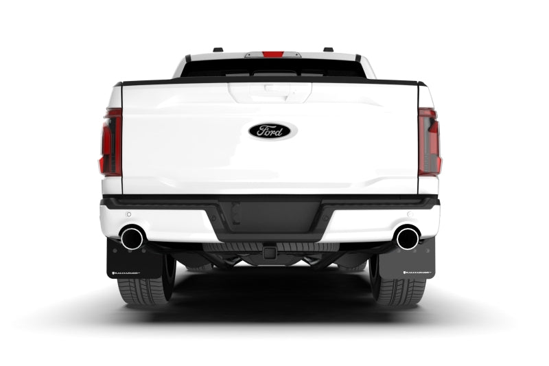 Rally Armor 21-26 Ford F-150 (Excl. Raptor) Black UR Mud Flap w/White Logo
