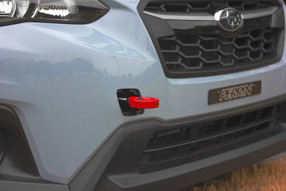 Perrin Performance PERRIN 22-26 Subaru WRX / 18-23 Crosstrek / 20-25 OBXT / 17-23 Impreza Tow Hook Kit (Front) - Red