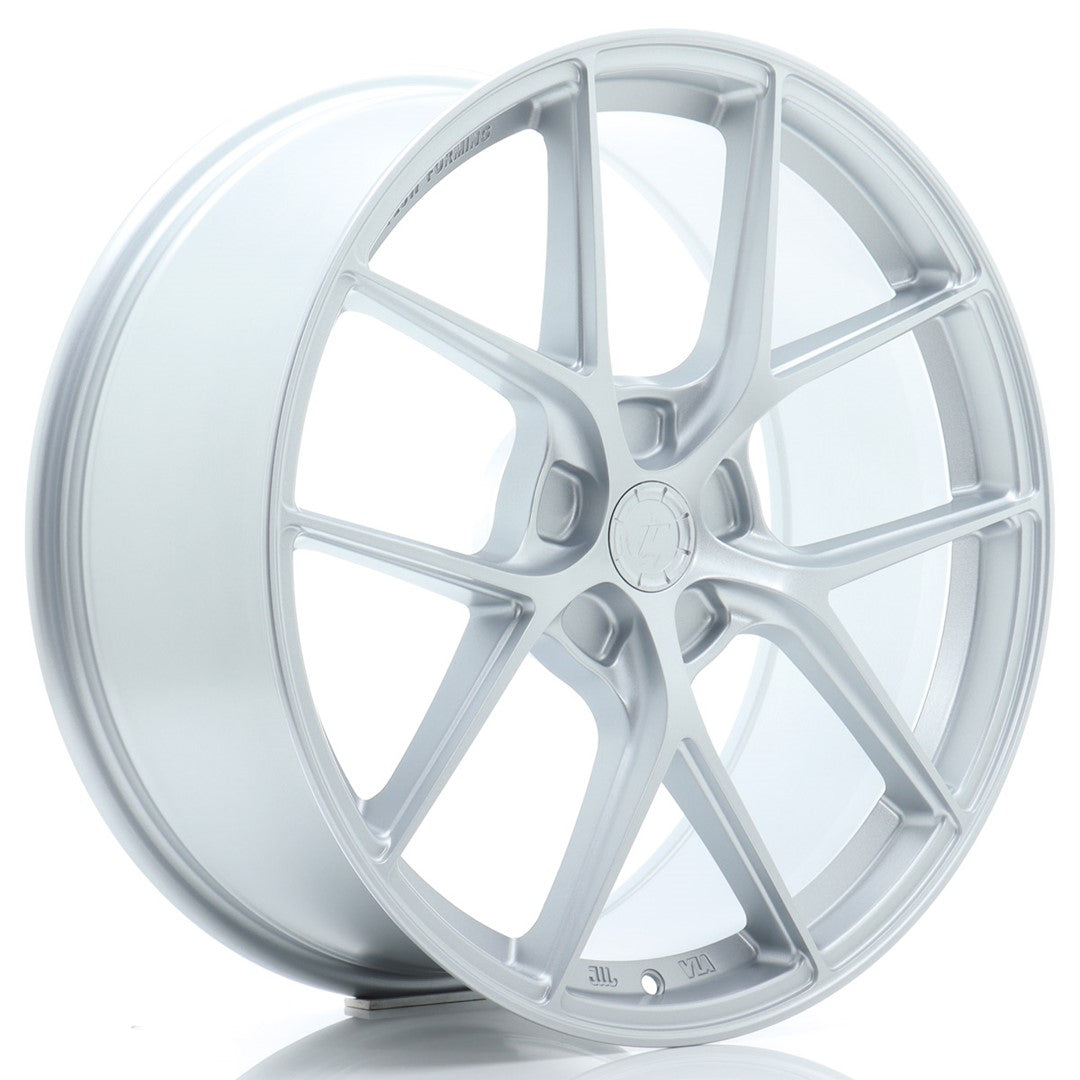 JR Wheels SL012090F15X2072MS JR Wheels SL01 20x9 ET20-51 5H BLANK Matt Silver
