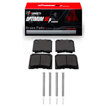 R1 Concepts R1 68-83 DeLorean DMC 12 Rear Optimum OE Pads & Hardware Kit