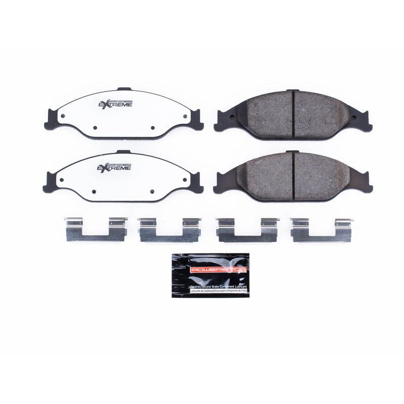 PowerStop Power Stop 99-04 Ford Mustang Front Z26 Extreme Street Brake Pads w/Hardware