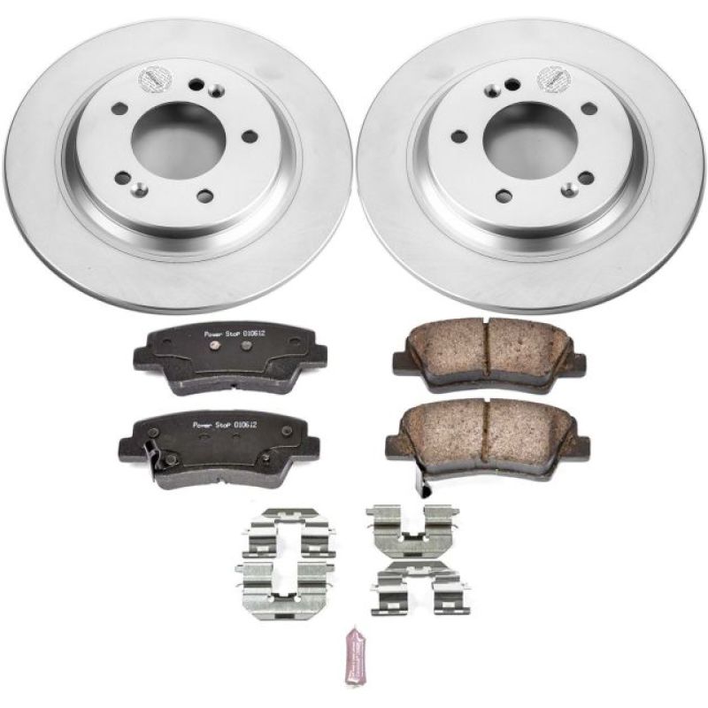 PowerStop Power Stop 18-19 Hyundai Elantra GT Rear Z17 Evolution Geomet Coated Brake Kit