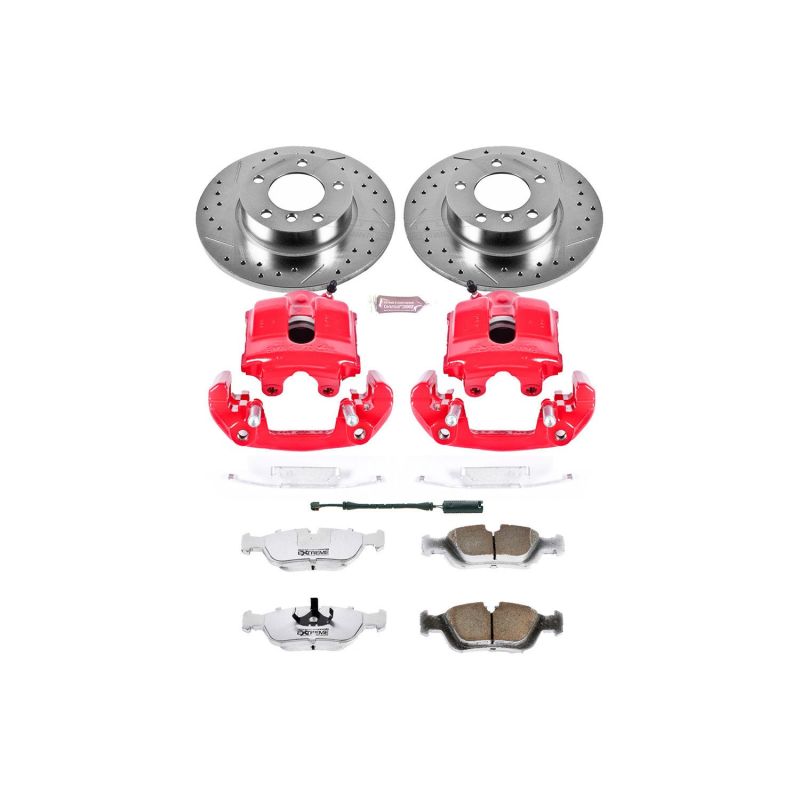 PowerStop Power Stop 1999 BMW 318ti Front Z26 Street Warrior Brake Kit w/Calipers