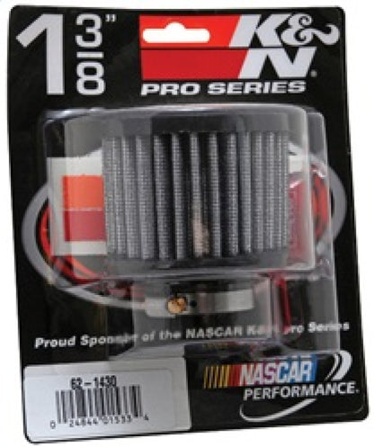 K&N Engineering K&N 1.375in Flange ID x 3in OD x 2.5in H Rubber Base Crankcase Vent Filter