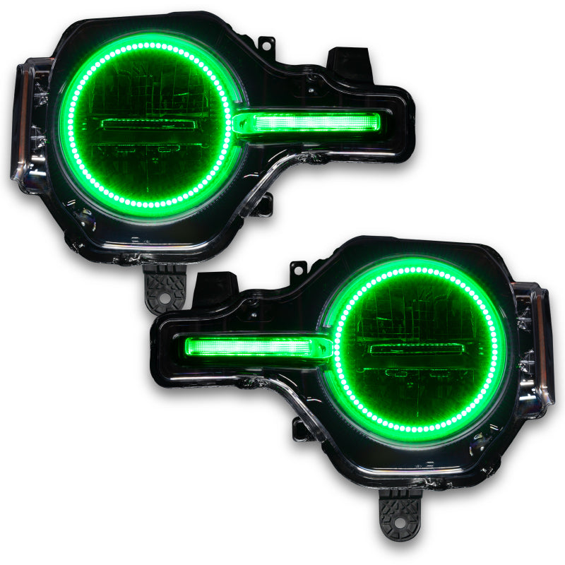 ORACLE Lighting Oracle 2122 Ford Bronco Headlight Halo Kit w/DRL Bar Base Headlights w/Simple Control