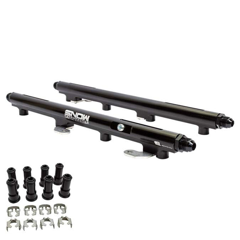 Snow Performance Snow 2005+ Hemi 5.7L/6.1L/6.4L 34mm Injector Height Return Style Billet Fuel Rail Kit