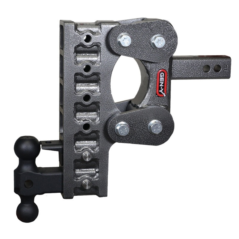GEN-Y Hitch Gen-Y The Boss Torsion-Flex 2in Shank 10in Drop 10K Hitch w/GH-031 Dual-Ball/GH-032 Pintle Lock