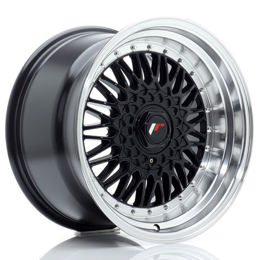 JR Wheels JR9171092074GB JR Wheels JR9 17x10 ET20 5x112/120 Gloss Black w/ Machined Lip