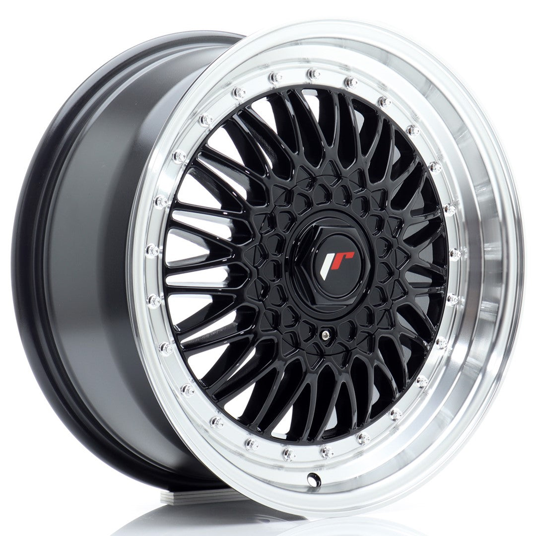 JR Wheels JR9177593574GB JR Wheels JR9 17x7,5 ET35 5x112/120 Gloss Black w/ Machined Lip