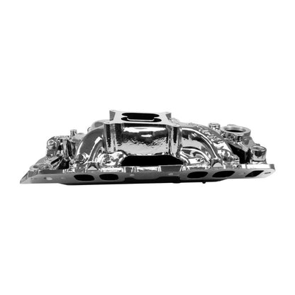 Edelbrock RPM Air-Gap Intake Manifold for Big-Block Chevy Oval Port - Chrome Plasma Finish
