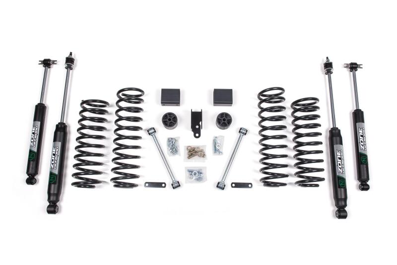 Zone Offroad 12-18 Jeep JK 2dr 3in Suspension Kit