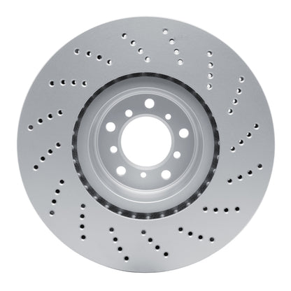 DFC 06-10 BMW M6 Left Front Drilled GeoSPEC Coated Rotor