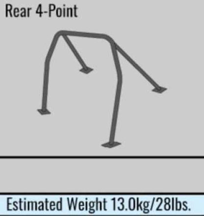 Cusco Chromoly Roll Cage 4 Point 2 Passenger 2015 Subaru WRX / STI (S/O / No Cancel)