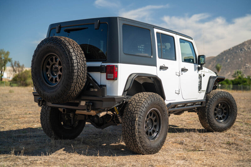 DV8 Offroad 07-18 Jeep Wrangler JK Rear Inner Fender - Satin Black