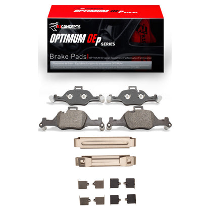 R1 Concepts R1 18-25 BMW 430I xDrive Front Optimum OE Pads & Hardware Kit