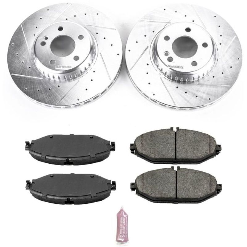PowerStop Power Stop 17-18 Mercedes-Benz C300 Front Z23 Evolution Sport Brake Kit