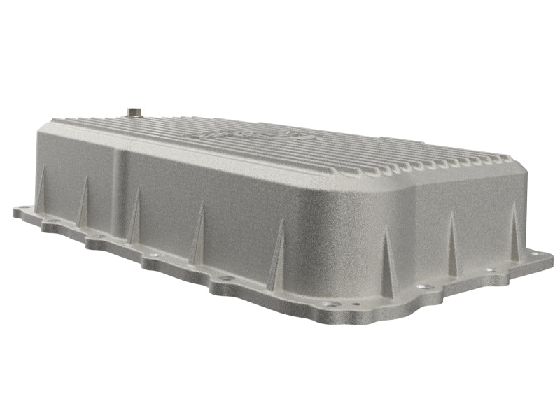 aFe 20-26 GM Trucks L6 3.0L Transmission Pan - Raw / Machined Fins