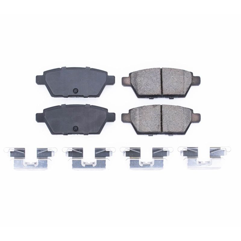PowerStop Power Stop 06-12 Ford Fusion Rear Z17 Evolution Ceramic Brake Pads w/Hardware