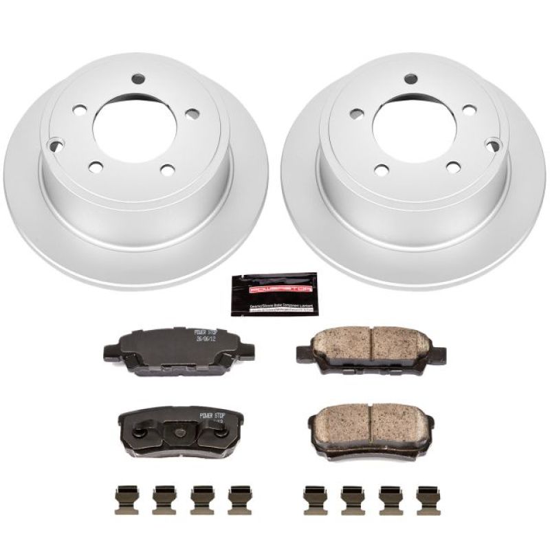 PowerStop Power Stop 11-14 Chrysler 200 Rear Z17 Evolution Geomet Coated Brake Kit