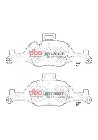 DBA 20-22 BMW 330i (G20/G22/G23/G30) SP Performance Front Brake Pads