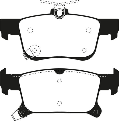 EBC 2016+ Buick Envision 2.0L Turbo Ultimax2 Rear Brake Pads