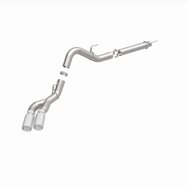 MagnaFlow CatBack 2018 Ford F-150 V6-3.0L Dual Exit Polished Stainless Exhaust - MF Series