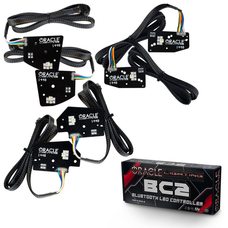 ORACLE Lighting Oracle 19-21 RAM 1500 Projector LED Headlight DRL Kit - RGBW+A w/ BC1 Controller