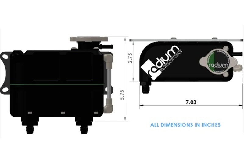 Radium Engineering Coolant Expansion Tank- Universal