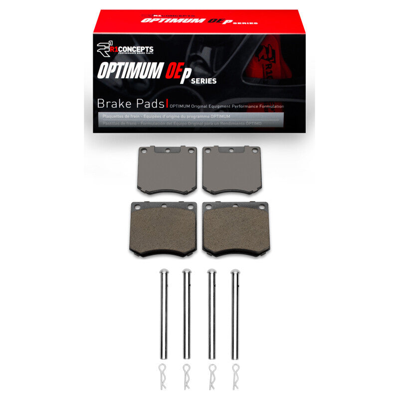 R1 Concepts R1 72-72 Triumph TR6 Front Optimum OE Pads & Hardware Kit