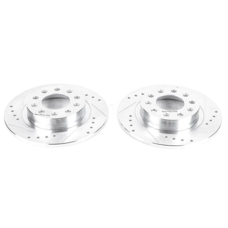 PowerStop Power Stop 13-16 Dodge Dart Rear Evolution Drilled & Slotted Rotors - Pair