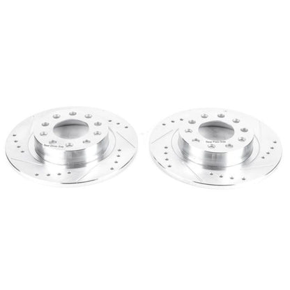 PowerStop Power Stop 13-16 Dodge Dart Rear Evolution Drilled & Slotted Rotors - Pair