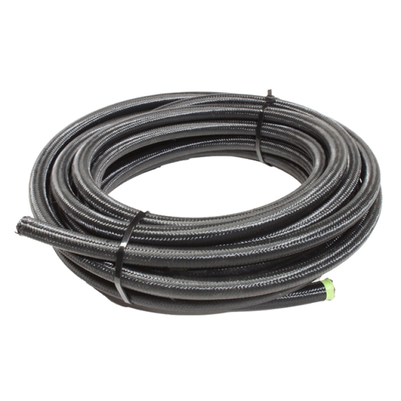 Snow Performance Snow 6AN Braided Stainless PTFE Hose - 30ft (Black)