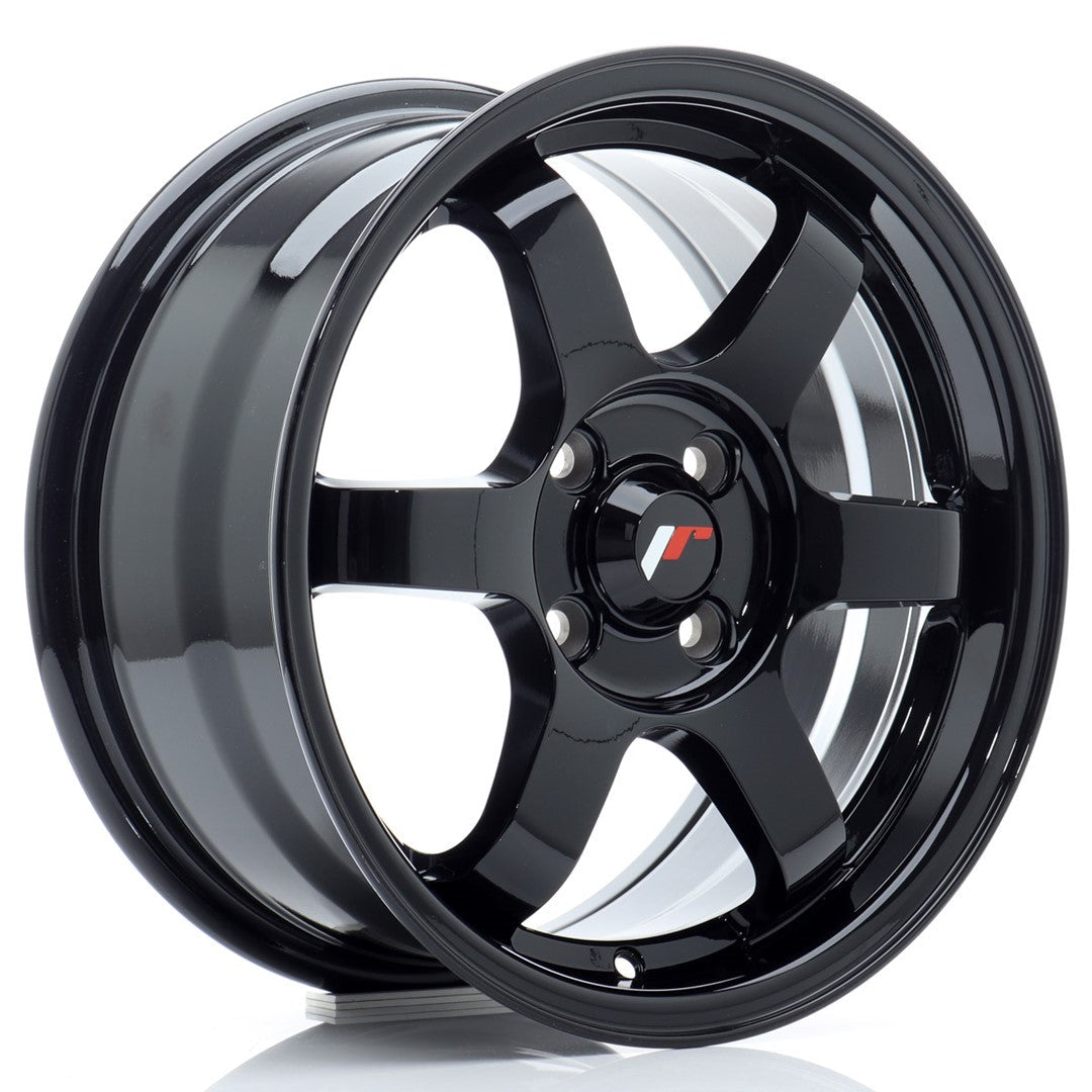 JR Wheels JR315704H2567GB - JR3 15x7 ET25 4x100 Gloss Black