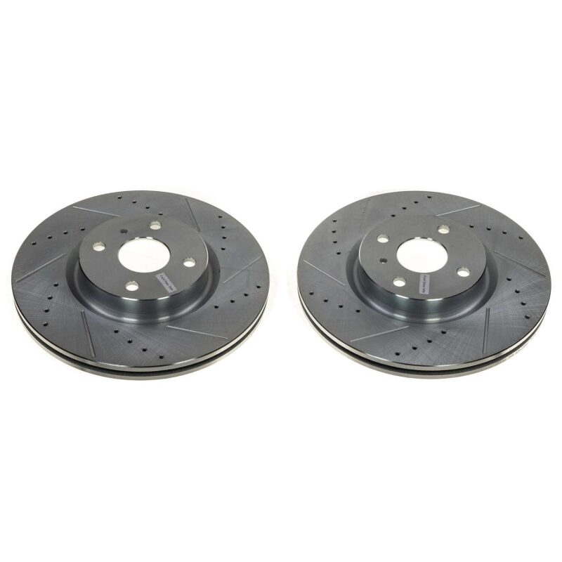 PowerStop Power Stop 16-21 Mazda MX-5 Miata Front Evolution Drilled & Slotted Rotor - Pair