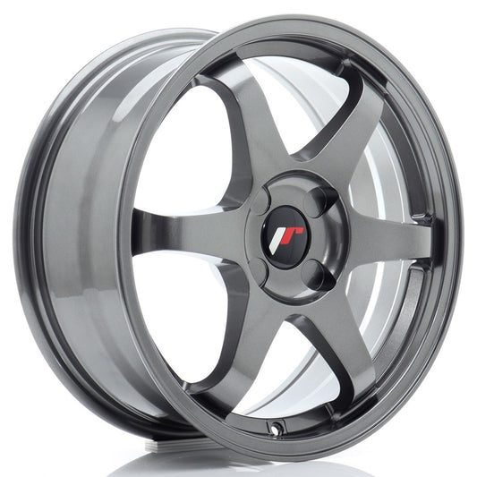 JR Wheels JR317704X2072GM1 JR Wheels JR3 17x7 ET20-42 4H BLANK Gun Metal