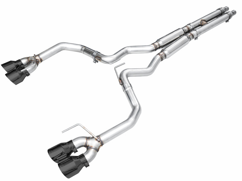 AWE Tuning AWE 2024 Ford Mustang GT Fastback S650 RWD Track Edition Cat-Back Exhaust w/ Quad Diamond Black Tips