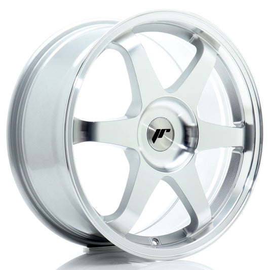 JR Wheels JR31880XX2072SM1 JR Wheels JR3 18x8 ET20-45 BLANK Silver Machined Face
