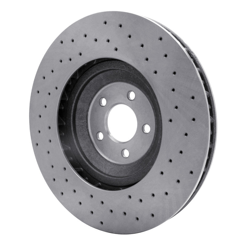 DFC 16-18 Ford Mustang Right Front Drilled Brake Rotor