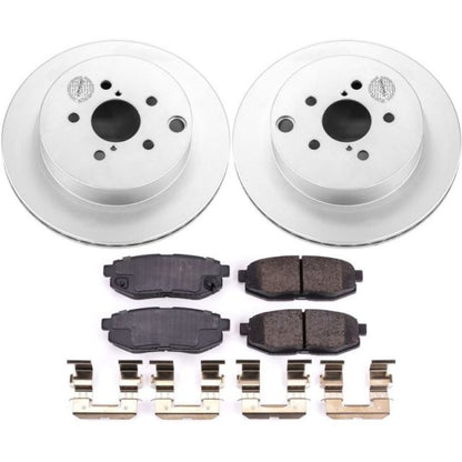 PowerStop Power Stop 14-18 Subaru Forester Rear Z17 Evolution Geomet Coated Brake Kit