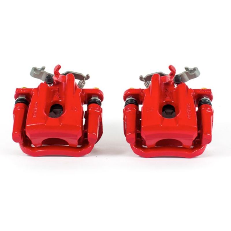 PowerStop Power Stop 2016 Scion iM Rear Red Calipers w/Brackets - Pair