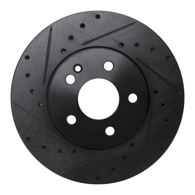 R1 Concepts R1 16-23 Mercedes-Benz Viano (Mexico) Front Left Drilled & Slotted Black Brake Rotor