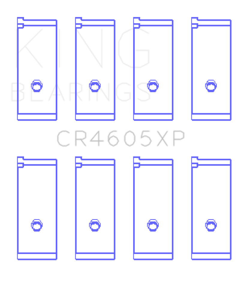 King Engine Bearings Suzuki G13A/G13B (Size STD) Performance Rod Bearing Set