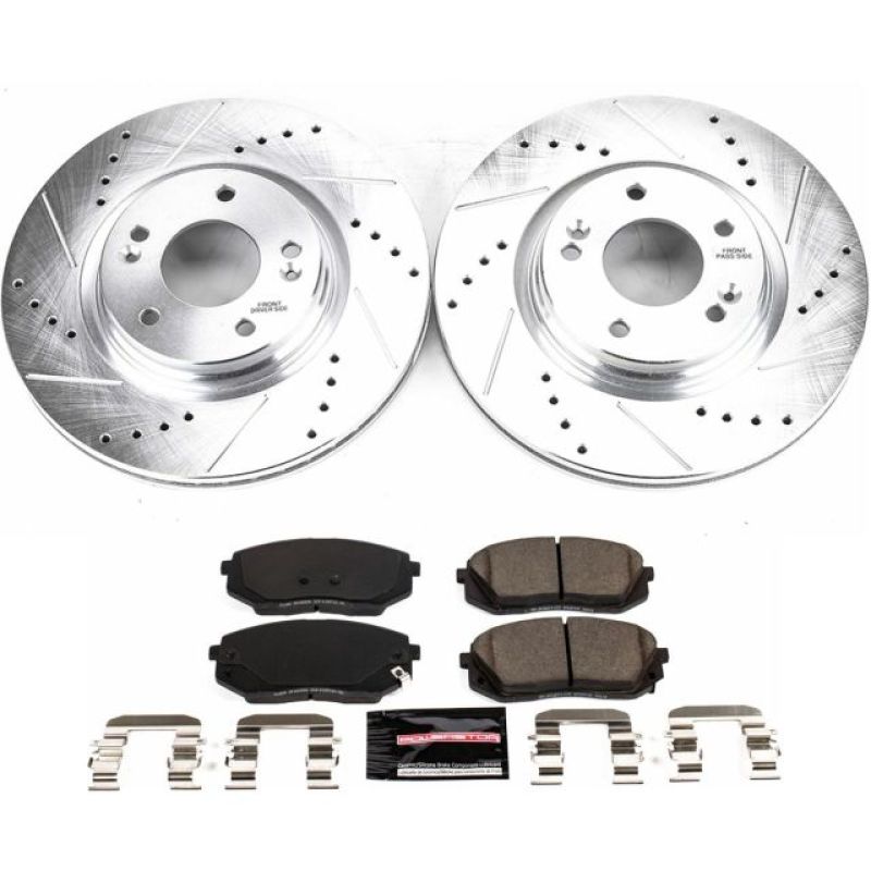 PowerStop Power Stop 16-19 Hyundai Sonata Front Z23 Evolution Sport Brake Kit