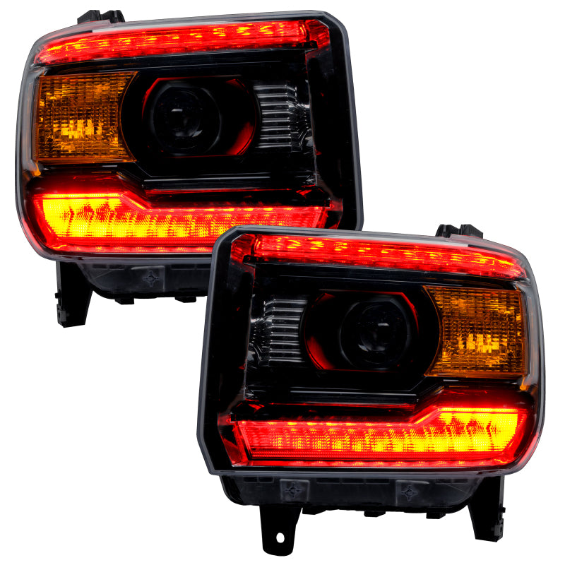 ORACLE Lighting Oracle 14-15 GMC Sierra Headlight DRL Upgrade Kit - ColorSHIFT w/ Simple Controller