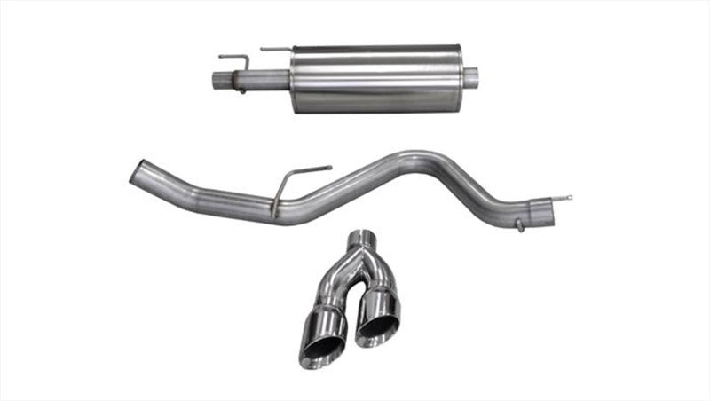 CORSA Performance Corsa 15-20 Ford F-150 3.5L Eco (Super Crew Cab) Polished Sport Single Side Dual 4in Tips CB Exh