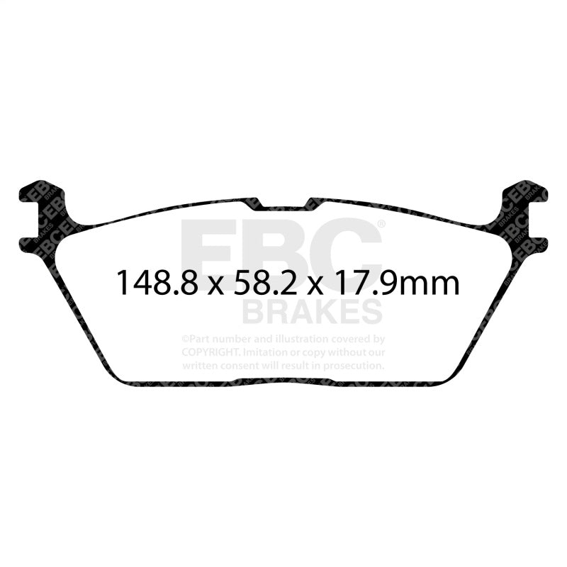 EBC 2019+ Ram Trucks 1500 (DT) Yellowstuff Rear Brake Pads