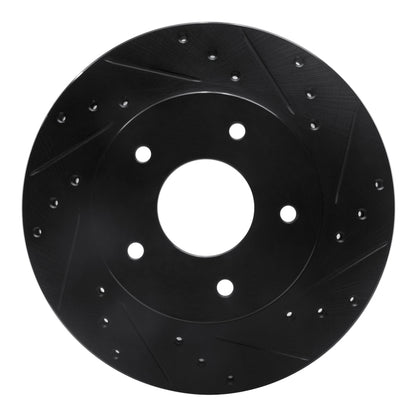 R1 Concepts R1 78-81 Pontiac Firebird Rear Right Drilled & Slotted Black Brake Rotor