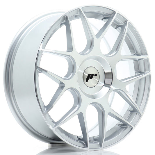 JR Wheels JR181770F1XX2067SM1 JR Wheels JR18 17x7 ET20-40 BLANK Silver Machined Face