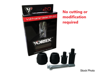 Vortex Racing 11-15 Kawasaki ZX 10 R V3 2.0 Frame Slider Kit- No Cut